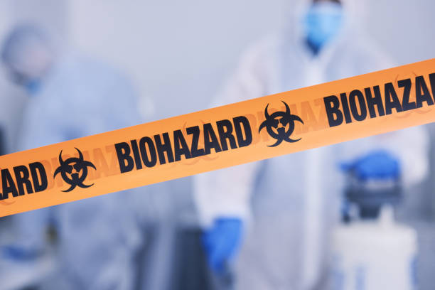 Professional Biohazard Cleanup technician working in Vienna, VA
